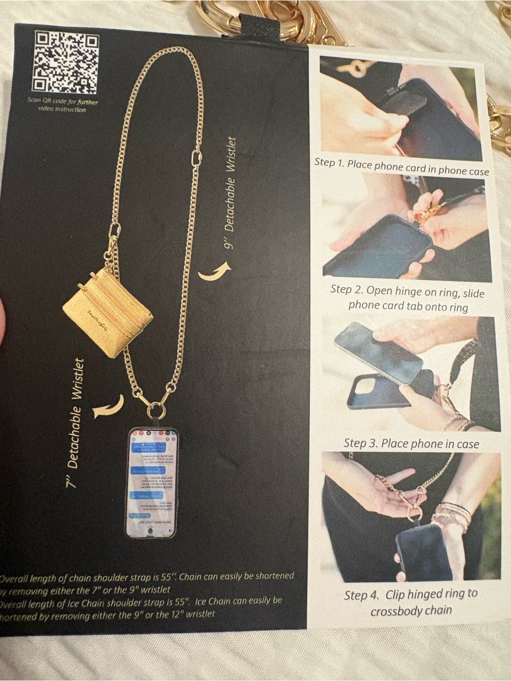 Save the girls, crossbody, phone holder, nwt - Picture 4 of 8